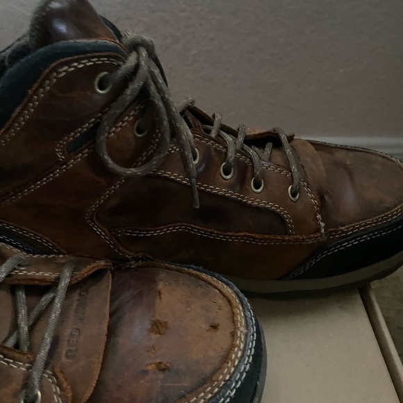 RED WING TRUHIKER
MEN'S 5-INCH SAFETY TOE HIKER  LEATHER COMFORT DURABLE BOOT 13 - Picture 9 of 16